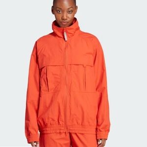 Stella McCartney x Adidas Truecasuals Woven Track Jacket In Burnt Cayenne Medium